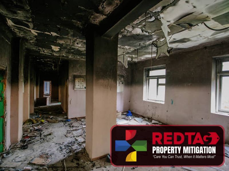 fire damaged charred material modesto ca