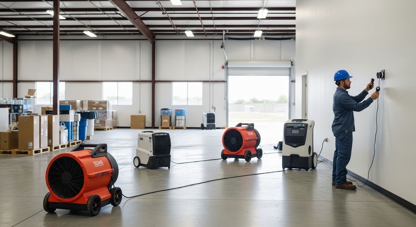 structural drying after flood Modesto