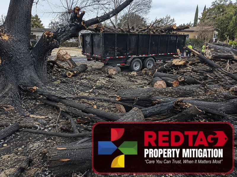 fire damaged tree hauling modesto ca